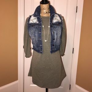 Olive green dress